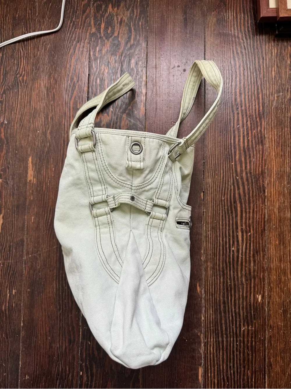 Vintage Diesel Seafoam Green Tote